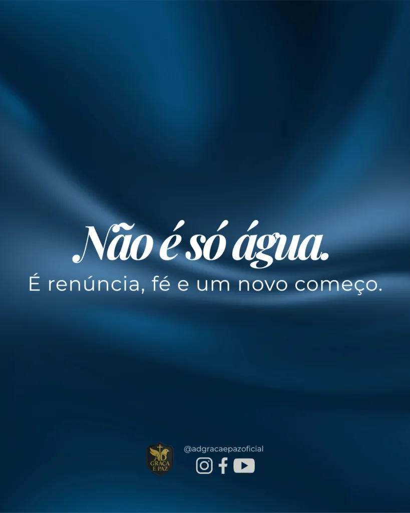 Batismo nas águas igreja evangélica moderno azul branco post do instagram (1)